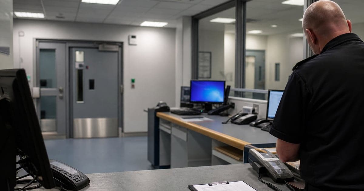 Police custody suite — PACE Code C checklist for station representatives