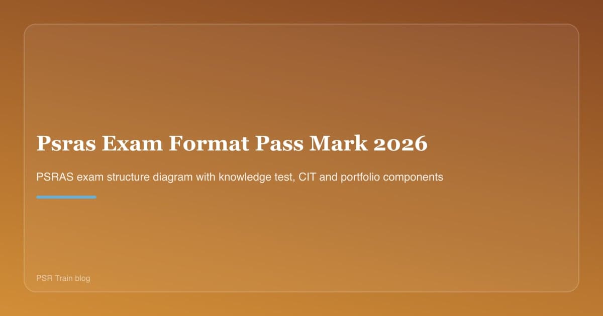 PSRAS exam format explained for police station representative candidates in 2026